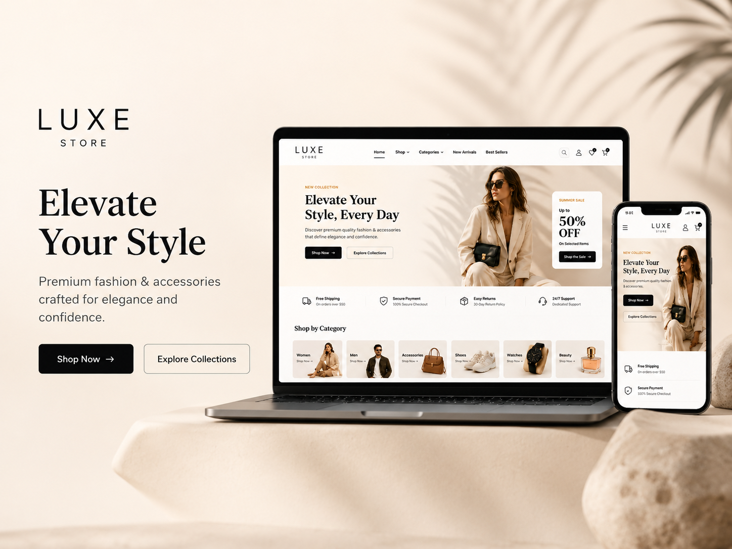 E-Commerce Website project presentation